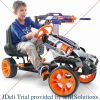 Racer, Pedal Go Kart, Includes a Placeholder for Nerf Blasters, Holds Up to 120 Pounds, Blasters and Darts Not In