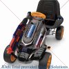 Racer, Pedal Go Kart, Includes a Placeholder for Nerf Blasters, Holds Up to 120 Pounds, Blasters and Darts Not In
